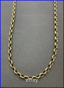 9ct Gold Belcher Chain 18 Yellow Gold Solid Gold Chain Belcher Gold Chain
