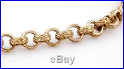 9ct Gold Belcher Chain 207g 28 Long Heavy Solid 9ct Gold Belcher Jewellery