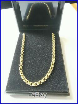 9ct Gold Belcher Chain 25 6.63grams Fully Hallmarked