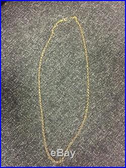 9ct Gold Belcher Chain, 62cm, 6.9 grams