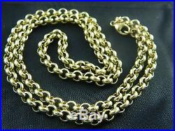 9ct Gold Belcher Chain Heavy, 22 56cm / 39.2g