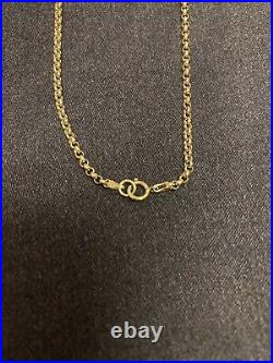9ct Gold Belcher Chain Necklace