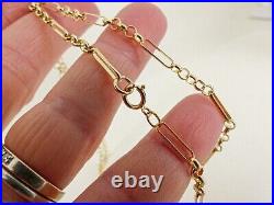 9ct Gold Belcher Chain Round solid link hallmarked 22.5'' 5.6grams with Gift Box