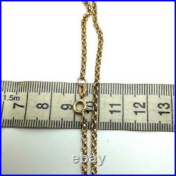 9ct Gold Belcher Link Chain 9ct Yellow Gold Hallmarked 18 Inch 2.5mm Chain