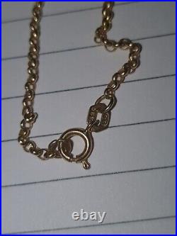 9ct Gold Belcher Necklace Chain 19