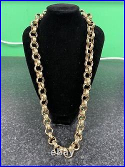 9ct Gold Belcher chain 25 127.71 Grams