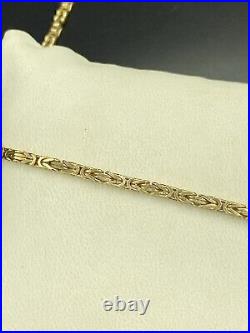 9ct Gold Byzantine Chain