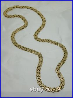 9ct Gold Byzantine Link Chain