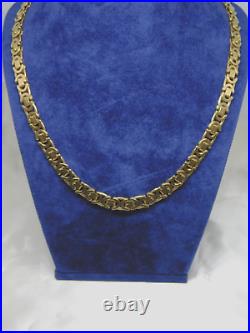 9ct Gold Byzantine Link Chain