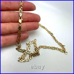 9ct Gold Celtic Link Chain 9ct Yellow Gold Hallmarked Celtic Link 18 Inch 4mm