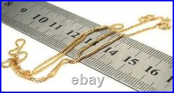 9ct Gold Chain 20 Box Chain 9 Carat Yellow Gold Necklace Uk Hallmarked New