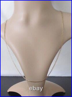 9ct Gold Chain 9ct Yellow Gold Flat Curb Chain (23 Inches)
