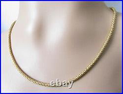 9ct Gold Chain 9ct Yellow Gold Snake Link Chain (15 inches)