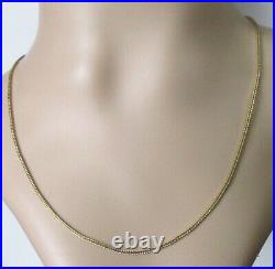 9ct Gold Chain 9ct Yellow Gold Snake Link Chain (4.0g)