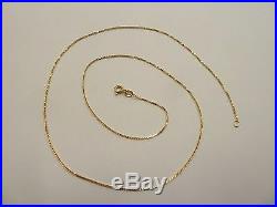 9ct Gold Chain Box Link 18 Or 20 Boxed Fully Hallmarked