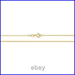 9ct Gold Chain Curb Chain Solid 9 Carat Yellow Gold 20 Inch New