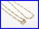 9ct Gold Chain Figaro Link Hallmarked 2.9 grams 17 1/2 Gift Box