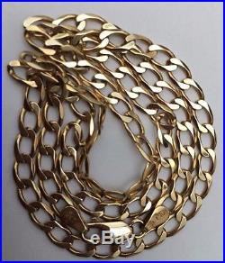 9ct Gold Chain Men's/Women's Chain Weight 10.38g Length 18 Stamped Quality
