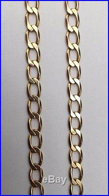 9ct Gold Chain Men's/Women's Chain Weight 10.38g Length 18 Stamped Quality