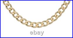 9ct Gold Chain/Necklace 20.83g Curb Plain 24 Fully Hallmarked