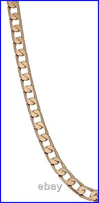 9ct Gold Chain/Necklace 31.97g Curb Plain 20 Fully Hallmarked