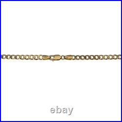 9ct Gold Chain/Necklace 8g Curb Plain 18 Fully Hallmarked