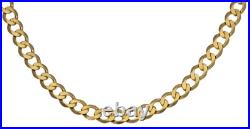 9ct Gold Chain/Necklace 8g Curb Plain 18 Fully Hallmarked