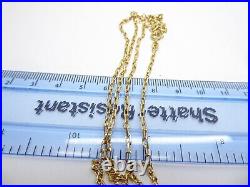 9ct Gold Chain Oval Belcher Solid Link Hallmarked 24'' 5.9 grams Gift Box