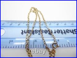 9ct Gold Chain Round Belcher Link Yellow Gold Hallmarked 18'' 3.5 grams Gift Box