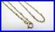 9ct Gold Chain Twisted Curb Link Hallmarked 3.7 grams 20'' gift box