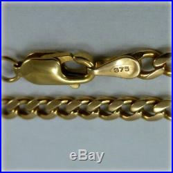 9ct Gold Classic Curb Link Necklet