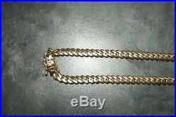 9ct Gold Cuban Chain, cuban link chain