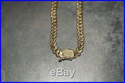 9ct Gold Cuban Chain, cuban link chain