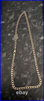 9ct Gold Curb Chain 18 Inch 11g Total