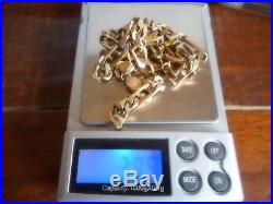 9ct Gold Curb Chain, 20, Inches, 40grm
