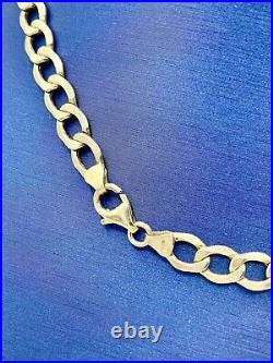 9ct Gold Curb Chain 22 Inches