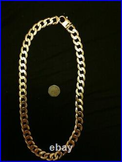 9ct Gold Curb Chain 24 117.7g