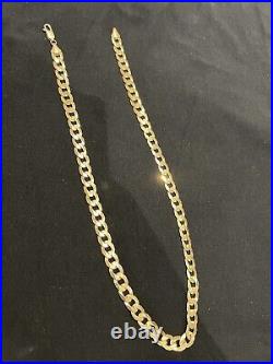 9ct Gold Curb Chain 24 Inch