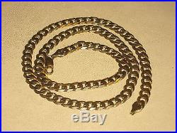 9ct Gold Curb Chain (30.9 Grams, 20) (Full UK Hallmark)