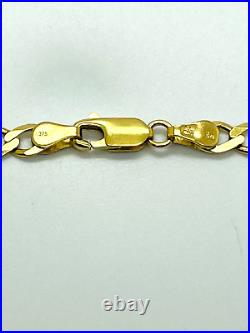 9ct Gold Curb Chain 4.9mm 20
