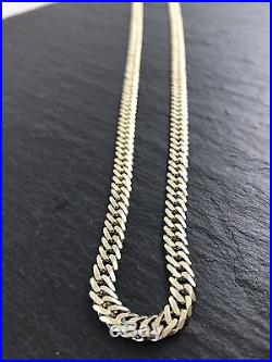 9ct Gold Curb Chain Double Link 35.8grams