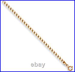9ct Gold Curb Chain Necklace 2.7mm 16 18 20 22 24 28 30 inch HALLMARKED