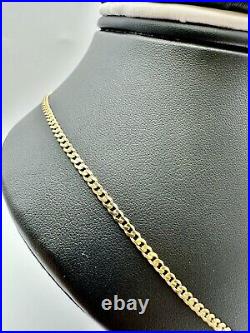 9ct Gold Curb Chain Solid 5.36 Grams 18 Inches