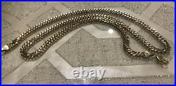 9ct Gold Curb Chain Solid Gold Chain 22 Inch Long 19.3 grams Vintage, 5mm wide