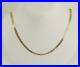 9ct Gold Curb Chain Solid Link Hallmarked 5.2grams 22'' with gift box