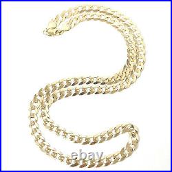 9ct Gold Curb Chain Yellow SOLID LINKS Fully Hallmarked 16.1g 20 Inches