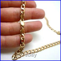 9ct Gold Curb Link Chain 9ct Yellow Gold Hallmarked 18 inch 5mm Curb Link Chain
