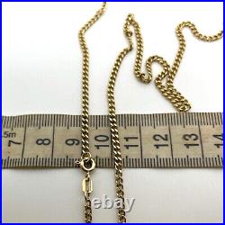 9ct Gold Curb Link Chain 9ct Yellow Gold Hallmarked 30 inch 2.5mm Solid Curb