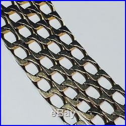 9ct Gold Curb Link Chain Heavy