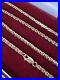 9ct Gold Curb Link Chain Necklace 16.57g Hallmarked 22 Long In Perfect Conditio